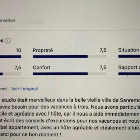 Studio Loft In The Center Sanremo For 3 People Exteriör bild